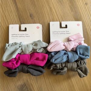 Lululemon uplifting bow scrunchie BRAND NEW